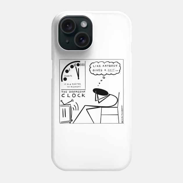 The Doomsday Clock Phone Case by scritchbeat