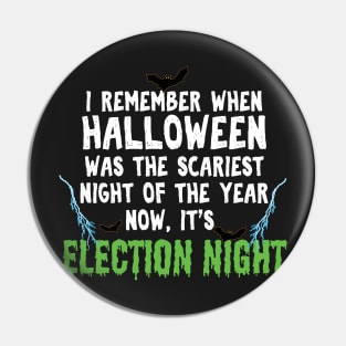 Halloween was the scariest night of the year now, it's Election night Pin