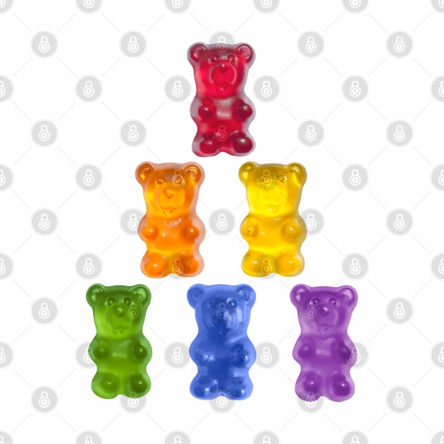 gummy bear pyramid by mystudiocreate