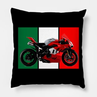 Italian Motorcycle Ducati Panigale V4 Pillow