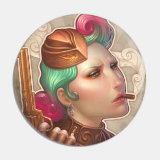 STEAMBERRY - Steampunk soldier Pin