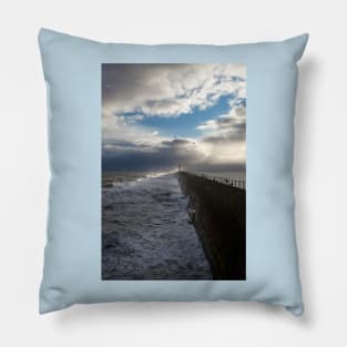 Tynemouth Pier Pillow