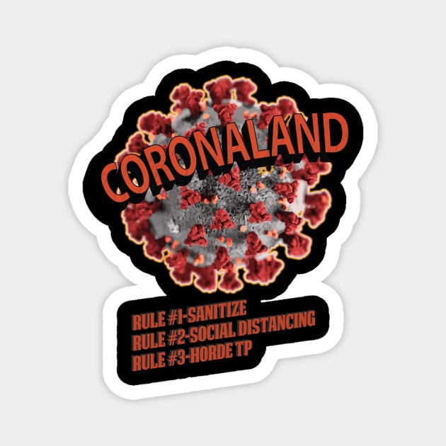 coronaland Magnet by D3_T's