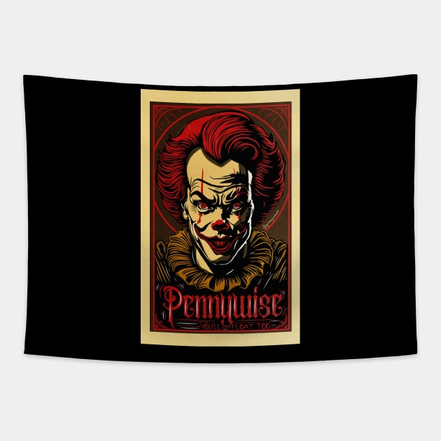 Pennywise Tapestry by gloomynomad