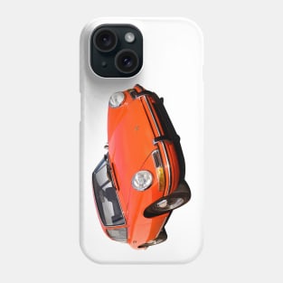 Porsche 911 in orange Phone Case