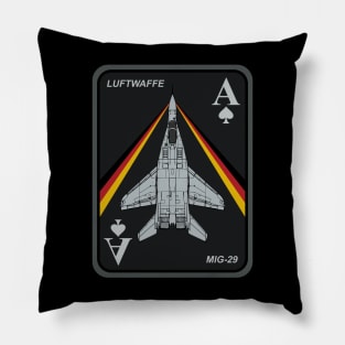 Mig-29 Fulcrum Luftwaffe Patch Pillow