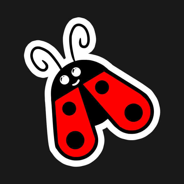 Cute Women's Ladybug Logo Design by CaptainHobbyist