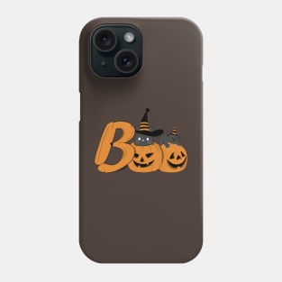 Halloween Cats And Pumpkins Boo Phone Case