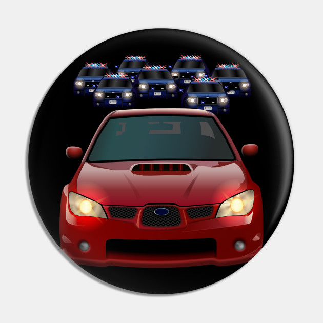 Getaway Car Chase Pin Teepublic Au