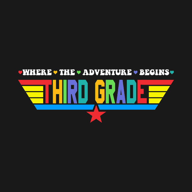 Third Grade Where Adventure Begins Teacher Boys Girls by flandyglot