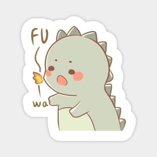 FU Dinosaur Magnet