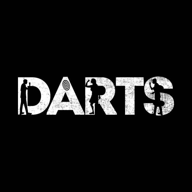 Darts Retro Darts Player by Visual Vibes