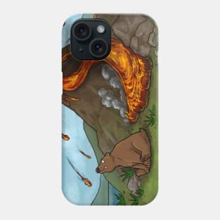 Dumb Bear - Volcano Phone Case