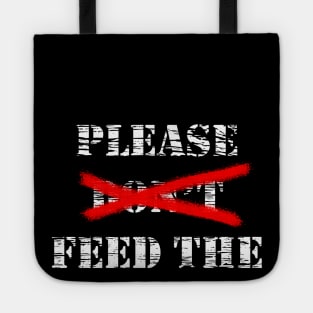 Feed the Monkeys Back, Logo Front Tote