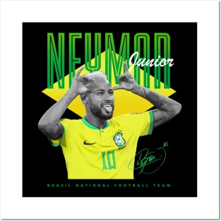 Neymar Rainbow Flick - Neymar - Posters and Art Prints