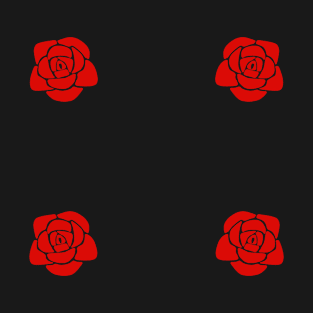 4 Red Roses T-Shirt