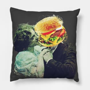 Cheeseburger romance Pillow