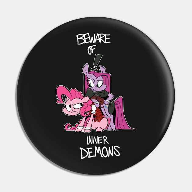 Inner Demons Pin by InkPotts