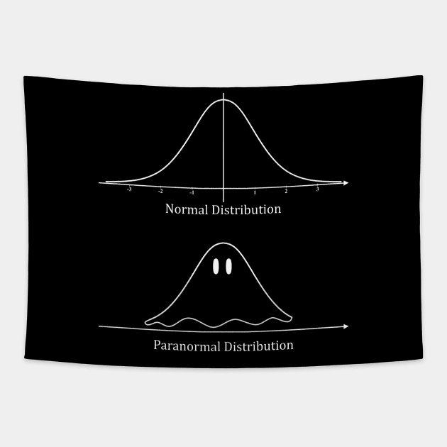 Normal Distribution, Paranormal Distribution Math Gift Tapestry by bethcentral