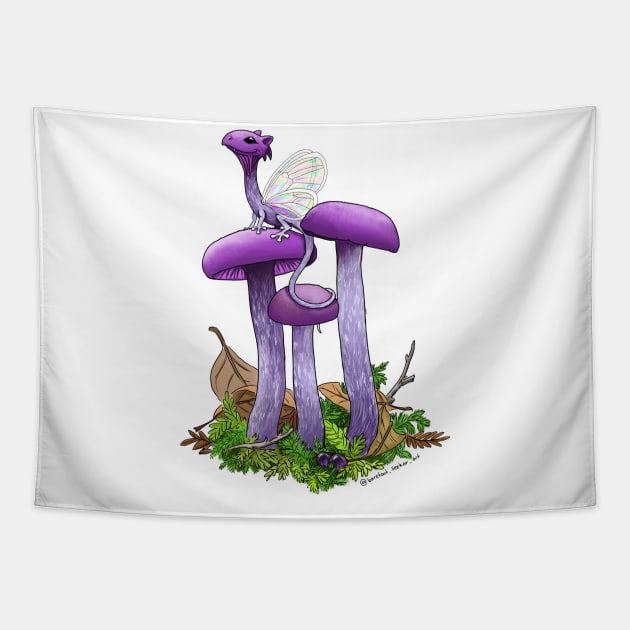 Amethyst Deceiver Tapestry by BarefootSeeker