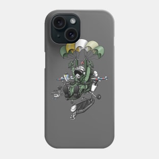 Naval Aviation Life Support Systems (ALSS) Parachute Rigger Cartoon Phone Case