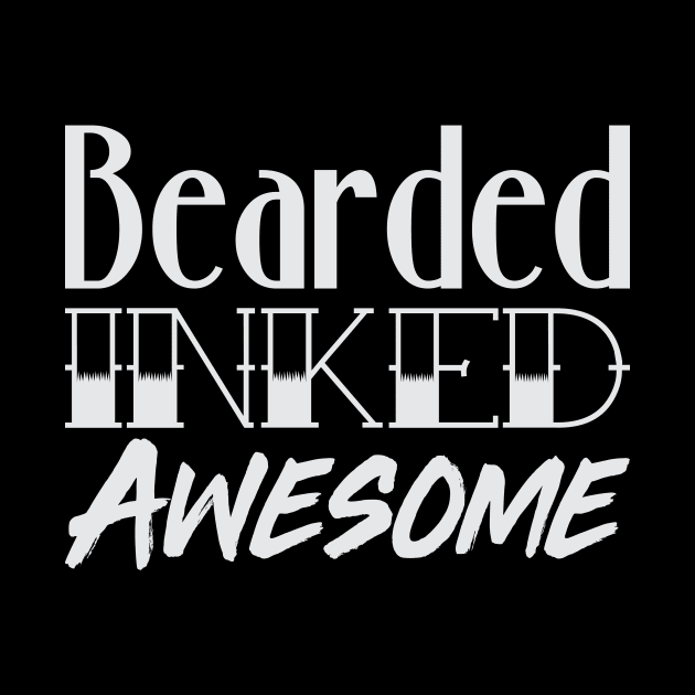 Bearded Inked Awesome by FontfulDesigns