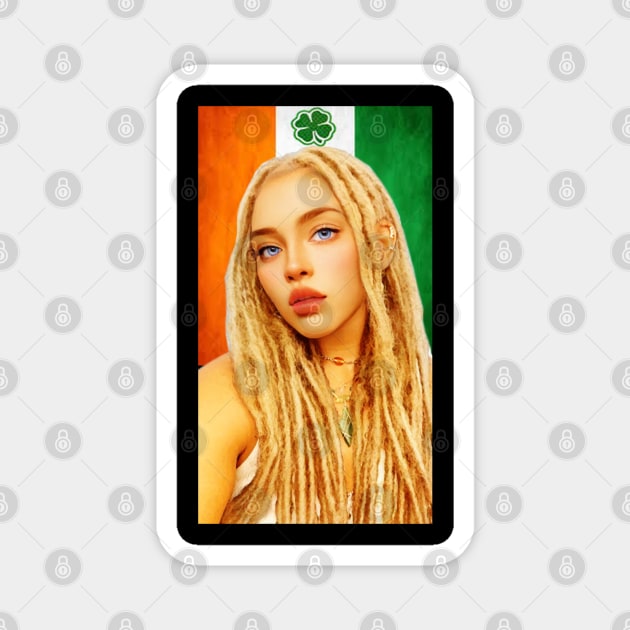 Blonde Dread Irish 2023 Magnet by Artist_Imagination