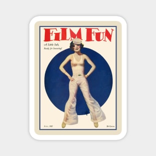 Film Fun vintage 1920s magazine cover Magnet
