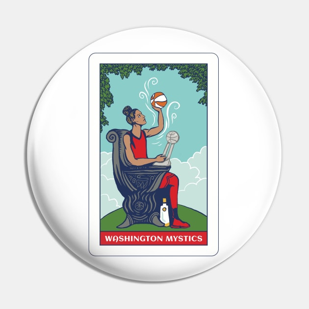 Washington Mystics Tarot Card Pin by AirBudsPodcast