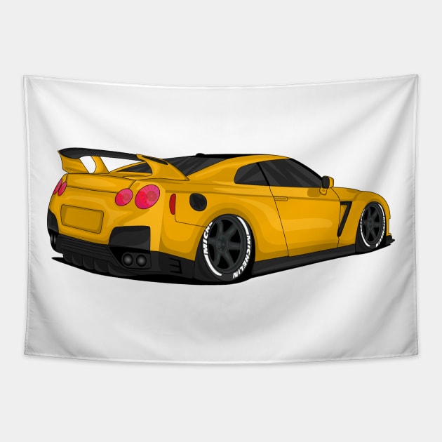 GTR GOLD Tapestry by VENZ0LIC