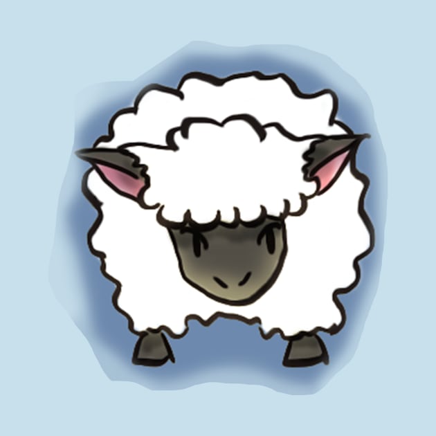 cute sheep by yamiwarner