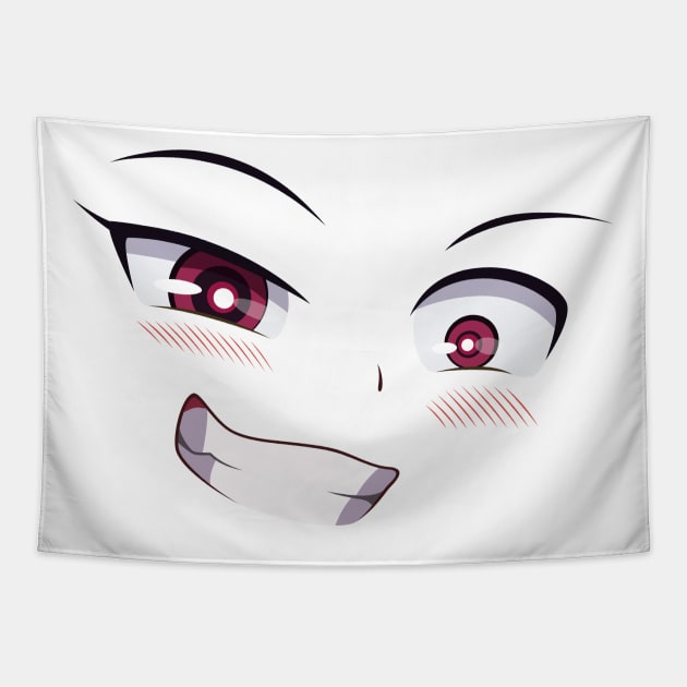 Anime face Tapestry by Qwerty