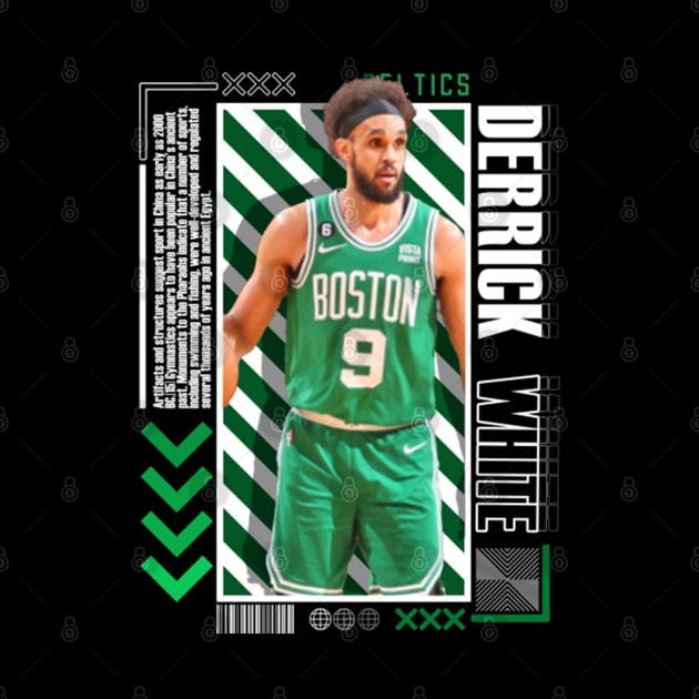 Derrick White Paper Poster Version 10 by art.Hamdan