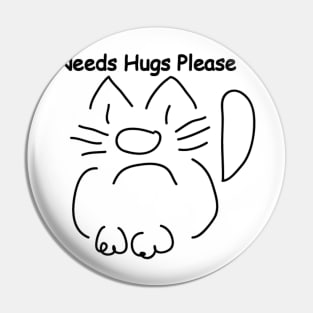 Cat needs hug please! Pin