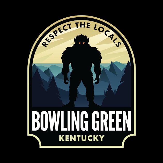 Bowling Green Kentucky Bigfoot Sasquatch by HalpinDesign