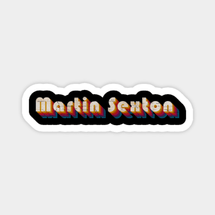 retro vintage Martin Sexton Magnet