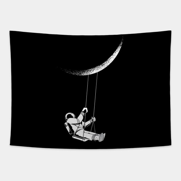 Cute Astronaut Print Tapestry by Urban_Vintage