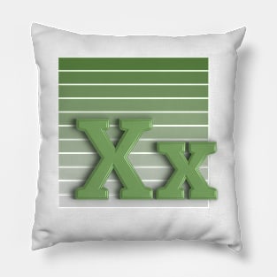 X - letter Pillow