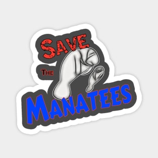 Save The Manatees Magnet