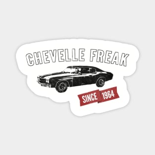 Chevelle Freak Muscle Car Lover T-Shirt Magnet