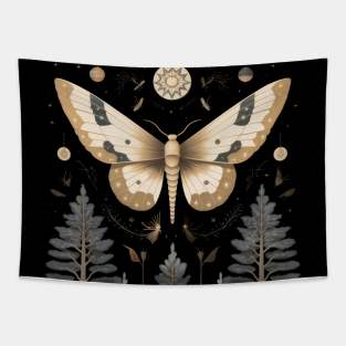 Pine forest and butterfly Tapestry