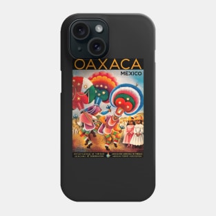 Restored Vintage Oaxaca Mexico Travel Print Phone Case