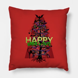 Happy Ghoul-A-Day by Topher Adam 2023 Pillow