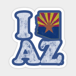 I Flag of Arizona Magnet