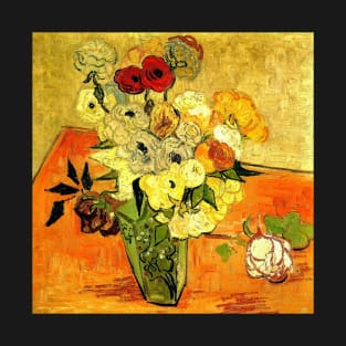 Van Gogh Japanese Flower Vase T-Shirt