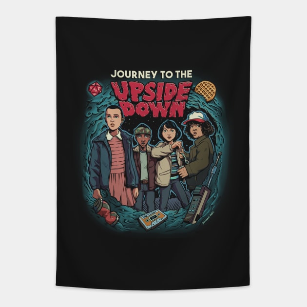 Journey To The Upside Down Tapestry by DonovanAlex