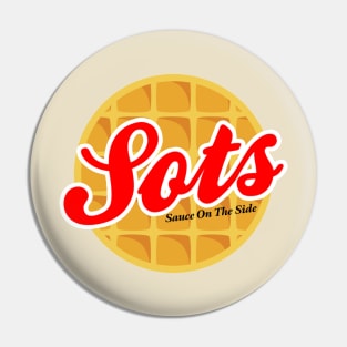 Sauce On The Side "Waffle" Pin