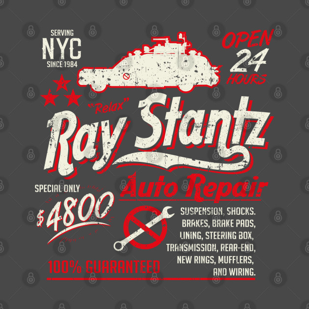 Ray Stantz Auto Repair by FiendishlyCruelArt