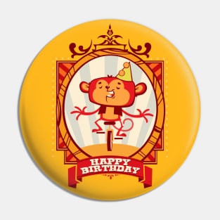 happy birthday monkey Pin