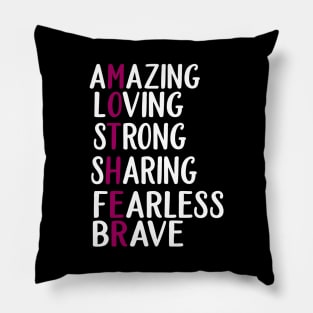 Mother Words Mothers Day Gift Pillow